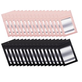 100 Pcs 7 * 10CM Resealable Ziplock Bags Aluminum Foil Pouch Food Storage Bag Smell Proof Bags for Food Storage and Lip Gloss,Jewelry