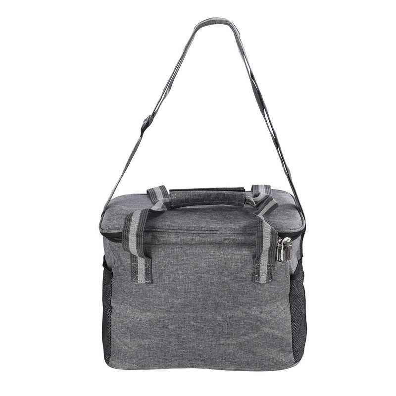 Insulated Lunch Bag Grey Oxford Cloth 15L High Capacity Insulated