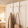 GAOHUI 2 Pack Over Door Hooks, Double Over Door Hangers