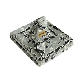 Wrangler - Throw Blanket, Soft Plush Fleece Bedding, Western Decor for Bed or Couch, Oeko-Tex Certified (Knockin Boots Green, 50" x 60")