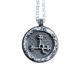 Seal of Lilith sterling silver pendant