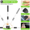 Windshield Cleaning Tool, 23-inch Extendable Handle Car Window Cleaner with