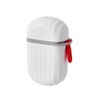 TidyToday Compact Travel Soap Case (White) - Waterproof Portable Soap