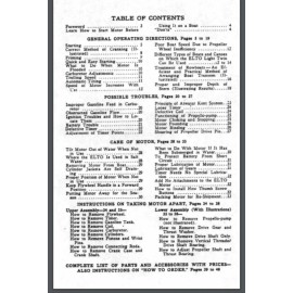 Elto Evinrude Outboard Rudder twin C and  D Service Manual 49 Pages