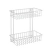 WENKO 20633100 2-Tier Wall Rack Classic - fixing without drilling,