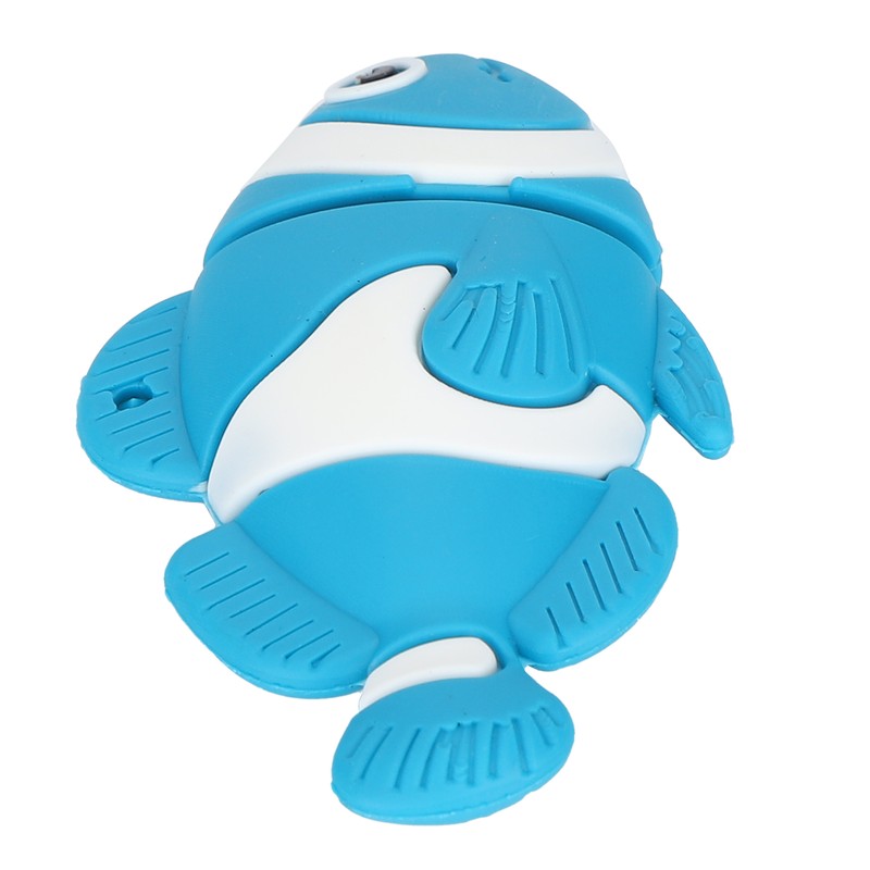 Cartoon U Disk Blue Clownfish Appearance High Speed Bulk Storage