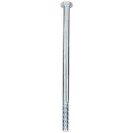 Steel Hex Bolt, Grade 2, Zinc Plated Finish, Hex Head, External Hex Drive, Meets ASME B18.2.1/ASTM A307, 5-1/2" Length, Partially Threaded, 7/8"-9 Threads (Pack of 5)