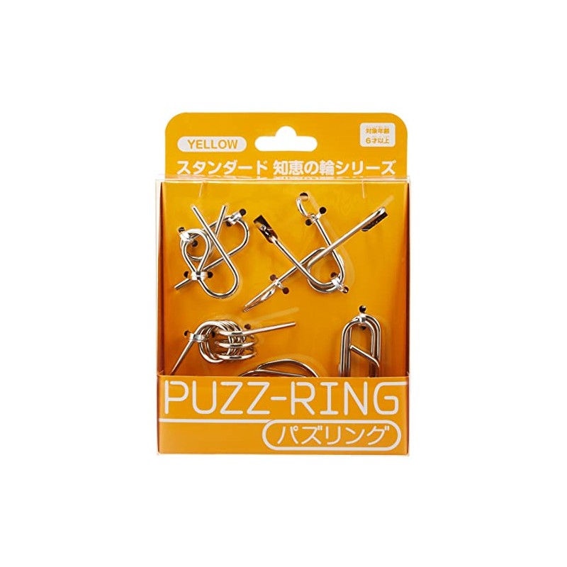 ハナヤマ(HANAYAMA) パズリング スタンダードちえのわシリーズ YELLOW 対象年齢 6才~