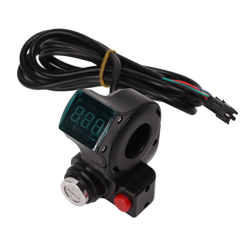 Electric Bike Twist Throttle ABS with Green Screen Lock Keys