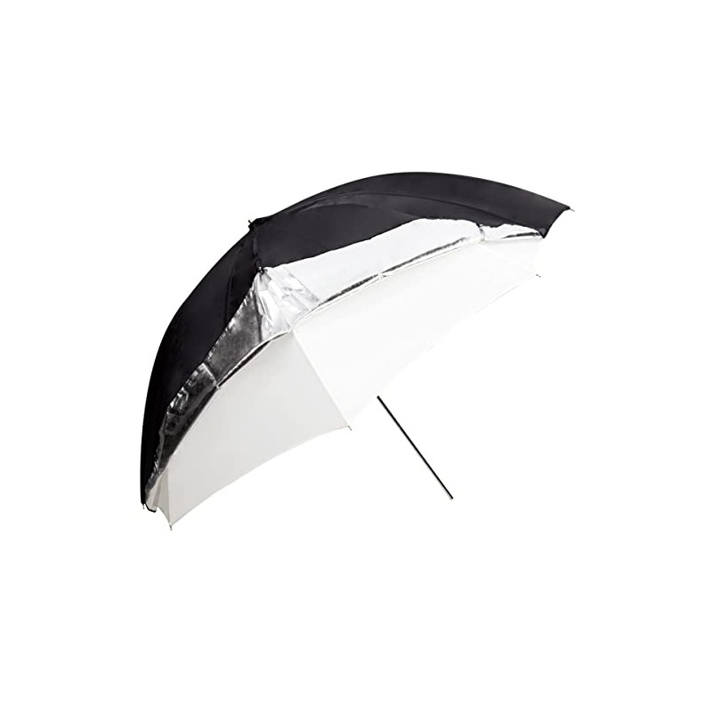 GODOX Dual-Duty Reflective Umbrella (33", Black/Silver/White)