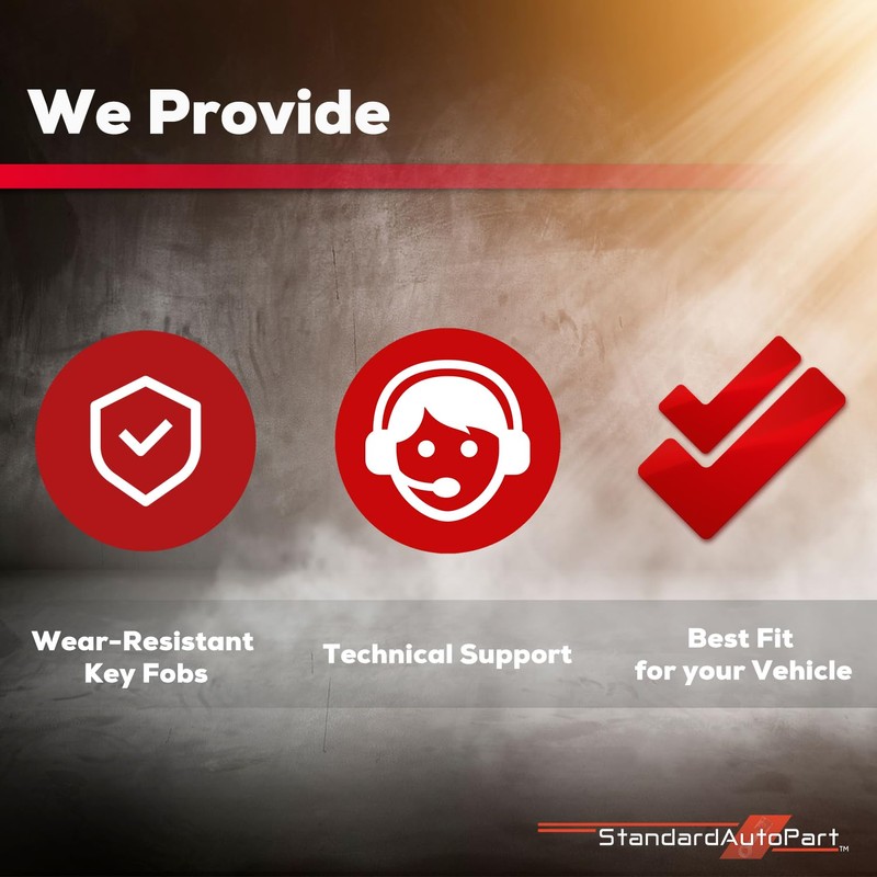 StandardAutoPart 1 llave de coche transpondedor compatible con Toyota 4Runner