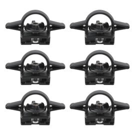 AUTOKAY Trail Rail System for Jeep Gladiator Truck 2020-2023, Black Aluminum, Rugged