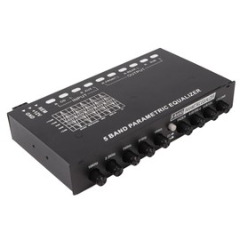 Ecualizador Gr¨¢fico EQ de 5 Bandas , Ecualizador de o para Autom¨®vil F¨¢cil de Usar , Antiimpacto para Veh¨ªculos