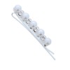 Elegant Pearl Hair Barette Bobby Pin Clip - Silver -