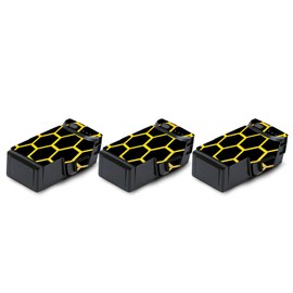 MightySkins Skin Compatible with DJI Mavic Air Drone - Primary Honeycomb | Battery (3 Pack) | Protective, Durable, and Unique Vinyl Decal wrap Cover | Easy to Apply, Remove | Made in The USA