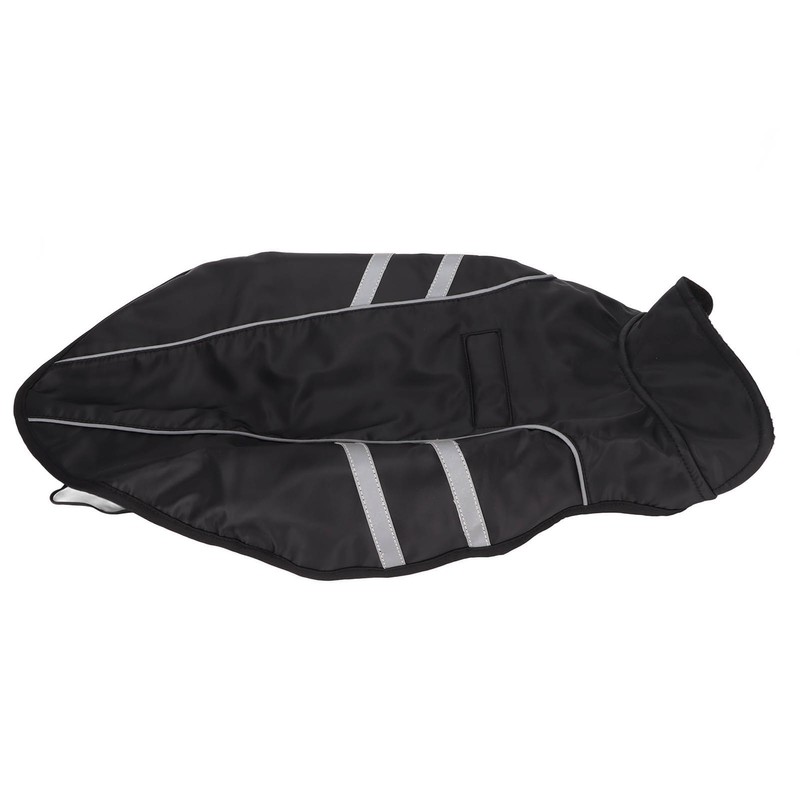 Dog Rain Jacket Lightweight Adjustable Waterproof Pet Poncho with Reflective