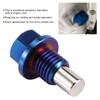 Aluminum Alloy Magnetic Oil Pan Sump Return Drain Plug Bung