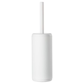 Zone Denmark Rim Toilet Brush, Toilet Brush, Brush Set with Brush and Holder for Bathroom, Standing, Diameter 10 cm, Height 38.2 cm, White