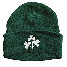 Rugby Imports Irish Shamrock Knit Cap Green