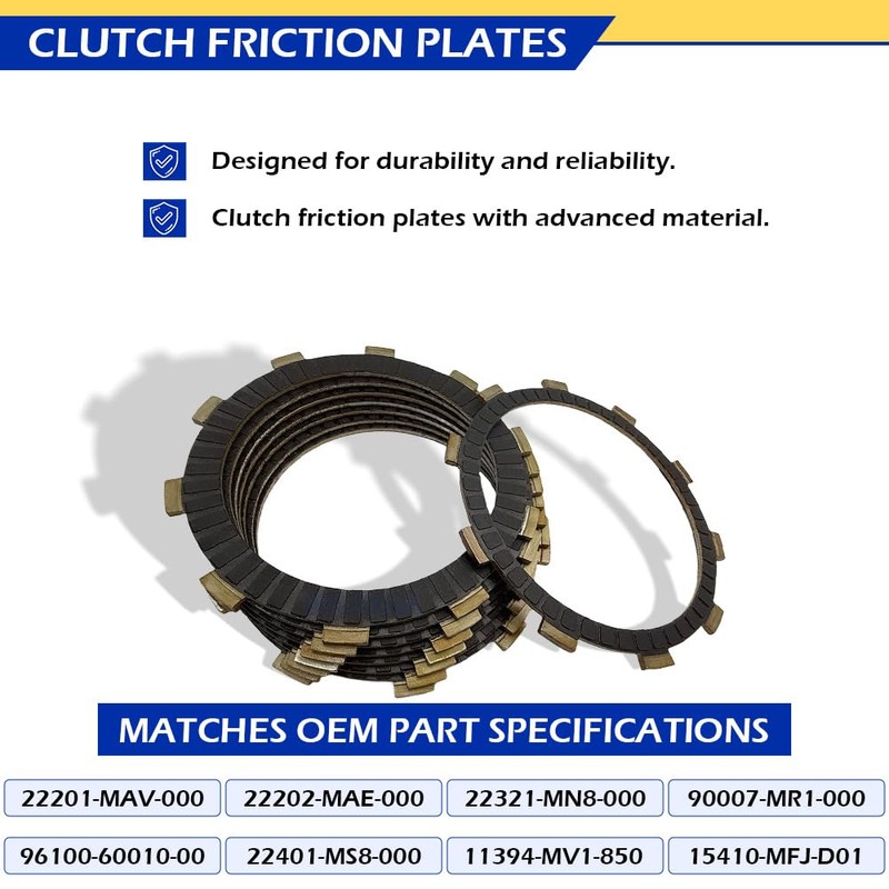 GOLKNHA Clutch & Cover Gasket Kit Compatible with VT750C VT750CD