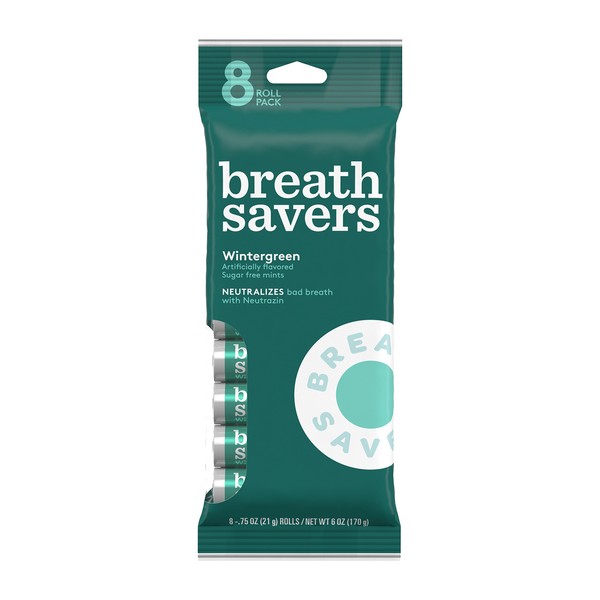 BREATH SAVERS Mints, Wintergreen, 8 Count