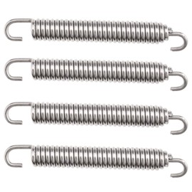 YINETTECH Expansion Chambers Springs, 2.36 x 0.4 Inch Exhaust Springs Rotatable Mounting Spring 4pcs For Motorcycle Scooter ATV