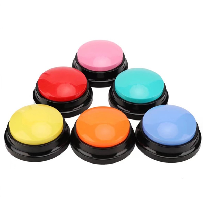 Dog Buttons Training Voice Recorder Squeeze Box Interactive Dog Communication