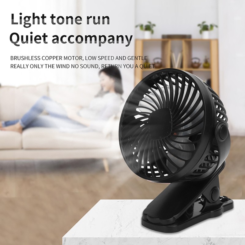 W‑06 Mini USB Fan Portable Desktop Rechargeable Low Noise Handheld