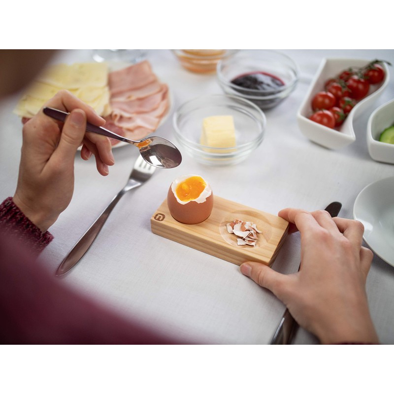 naturlik egg cups, set of 4, made of high-quality wood