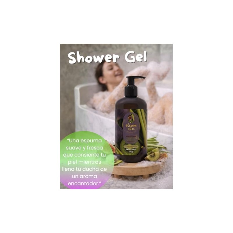 Oleum Vitae Kit Dúo Shower Gel Body Lotion Kiwi Bloom
