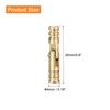sourcing map 18Pcs Invisible Brass Barrel Hinge, 20x4mm Concealed Hinges,
