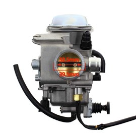 SVKZGFZ Carburetor for Honda Rancher 350 2000-2006 TRX350FE TRX350FM TRX350TE TRX350TM, Foreman 400 450 4x4 TRX400FW TRX450S/ES/FE/FM ATV (with Intake Manifold + Choke Cable + Air Oil Filter)