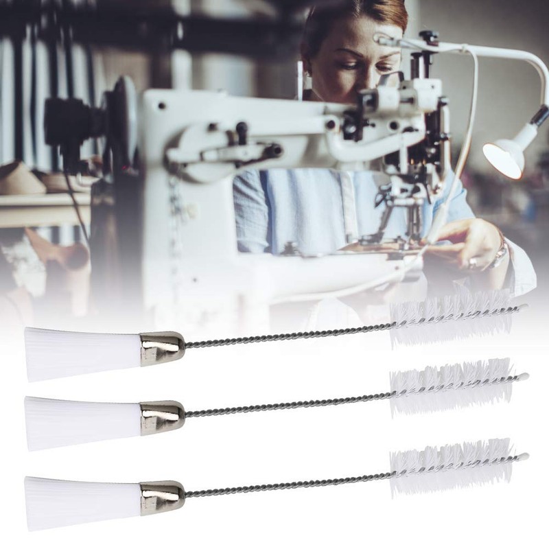 Fyearfly Sewing Machine Cleaning Brush, 10 Pieces Stainless Steel Double