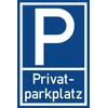 Prolac – 2 x Privatparkplatz Sign – PVC Hard Foam