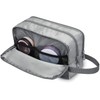 Small Nylon Toiletry Kit Bag, Lightweight Shaving Bag for Men