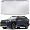 Autopect Windshield Sun Shade, Foldable Sun Blocker for Car, Truck,