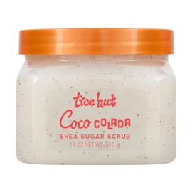 TREE HUT, Coco Colada Shea Sugar Scrub, Exfoliante Corporal de Azúcar Natural con Manteca de Karité y Esencia de Coco y Piña, Exfolia e Hidrata la Piel, 510 gramos