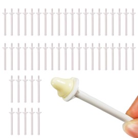 BaraRose Nose Hair Wax Stick, Nose Hair Wax Stick, Hair Removal Wax, Pack of 50, Hair Removal Stick, Brazilian Wax, Nose, Hair Care, Throw, Unisex, Nose Wash, Disposable Hair Removal Rod, Nose Hair Removal Tool (50 Pieces)