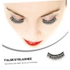 WOONEKY Exaggeration Lashes 5 Pairs False Eyelashes Makeup Costume Stage