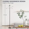 Reading Floor Lamp, 72" Tall LED Lamp with Flexible Gooseneck,