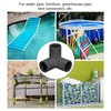 PVC Pipe Connector 3 Way Multifunction Pipe Connector ID25mm Indoor