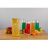 Komax Large Plastic Water Pitcher with Lid Square Water Carafe