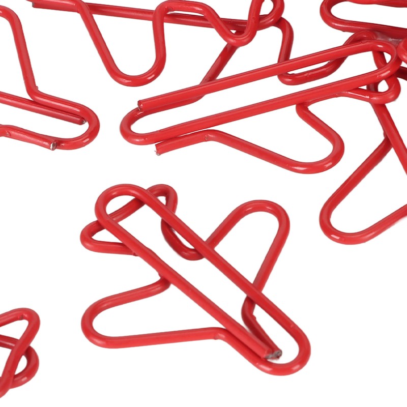 100Pcs Plane Shaped Paper Clips Cute Anti Slip Multipurpose for