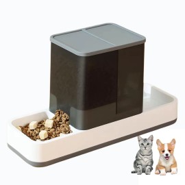 Tfwadmx Automatic Cat Food and Water Dispenser Gravity Dog Feeder Auto Cat Feeder 2