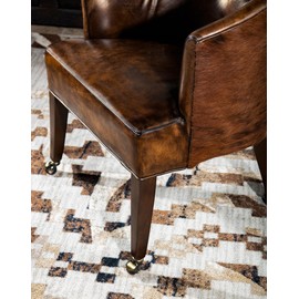 Van Dyker's Restorers Vintage Classic Solid Brass Swivel Caster Wheel (1 Piece), Antique Brass, 1 1/4 Inch Wheel