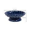 Nattol 9.5-Inch Ceramic Fruits Bowl, Decorative Serving Plate, Centerpiece Fruits