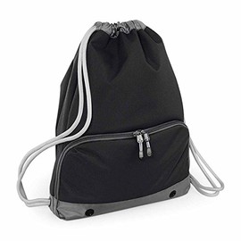 BagBase BG542BLAC Athleisure Gymsac Black Bg542 - Black, M