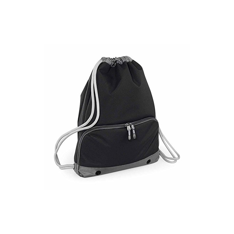 BagBase BG542BLAC Athleisure Gymsac Black Bg542 - Black, M