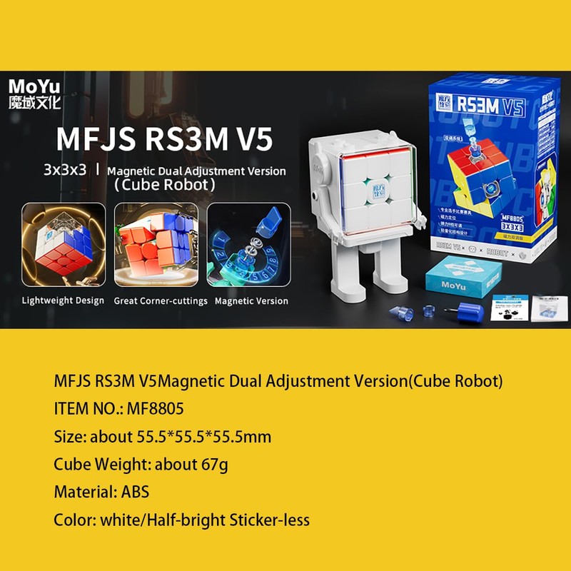 MoYu Cubing Classroom MFJS RS3M V5 3 x 3 x