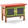 Schleich Farm World Rabbit Hutch 8-piece Educational Playset for Kids